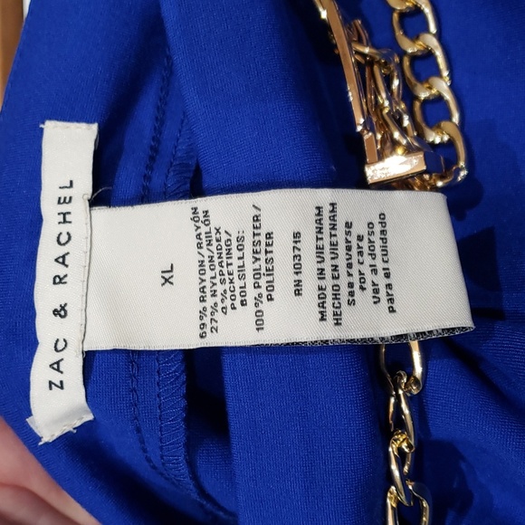 Nwt Zac and Rachel XL pants with gold belt - Picture 14 of 17
